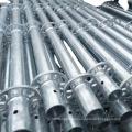 Adjustable scaffolding pipe